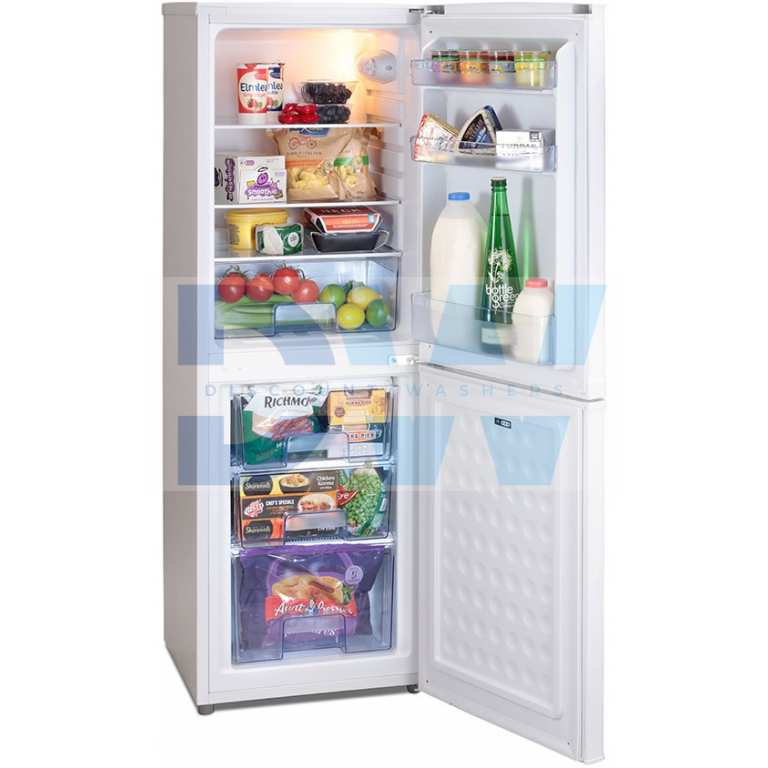 half and half fridge freezer